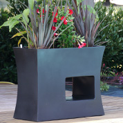 Contemporary Planter - 100x45 x H80cm  Black